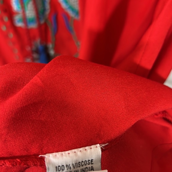 Angel Heart Boutique red could be the one embroidered top size 3x - Picture 8 of 12